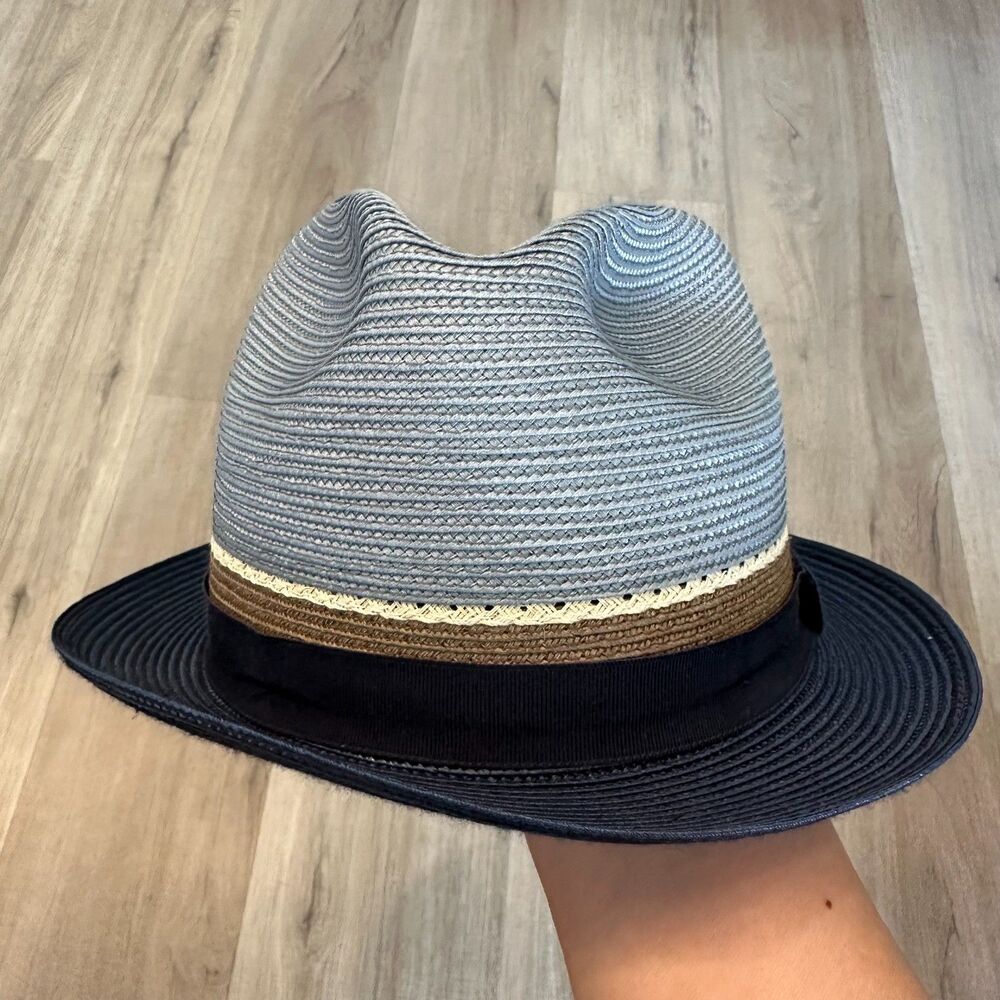 Vintage Stetson Rodin hat in the "JO Grey/Navy" Small Excellent Cond